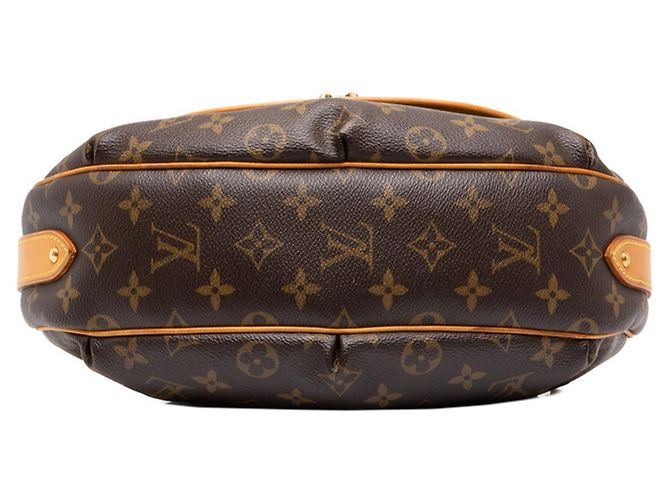 Borsa a tracolla Louis Vuitton Monogram Tulum PM Marrone - vista 3