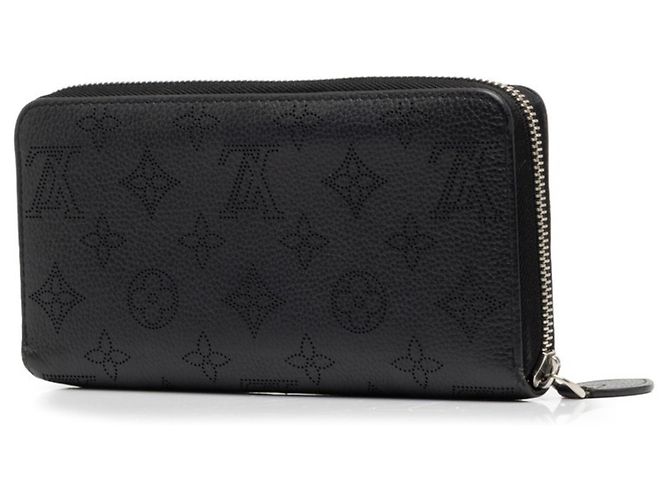 Cartera Zippy Louis Vuitton Monogram Mahina Negro - vista 2