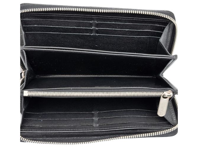 Cartera Zippy Louis Vuitton Monogram Mahina Negro - vista 4