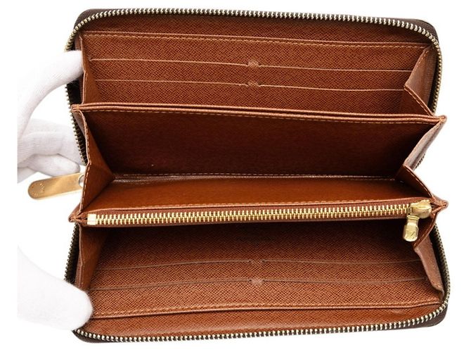 Louis Vuitton Monogram Zippy Wallet Braun - Ansicht 4
