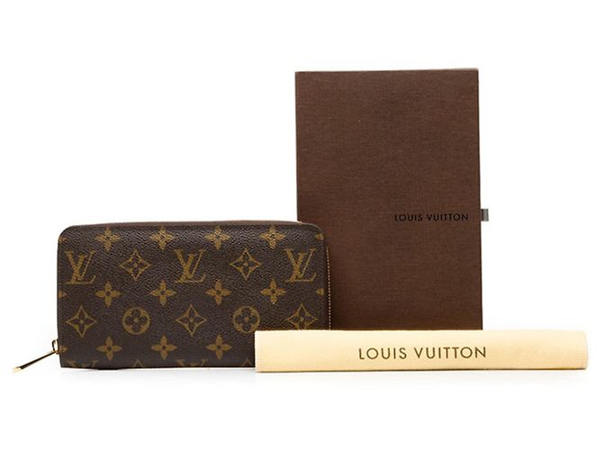 Cartera Zippy Monogram Louis Vuitton Castaño - vista 7