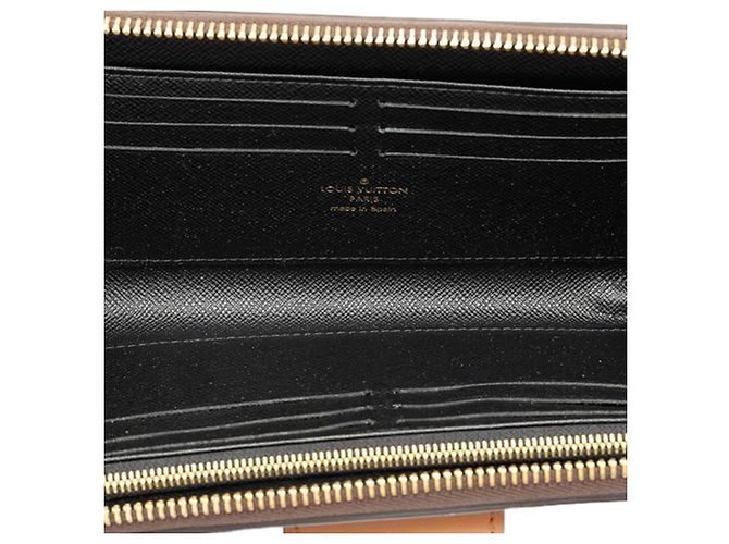 Carteira Longa Louis Vuitton Monogram Reverse Zippy Dauphine Marrom - vista 4