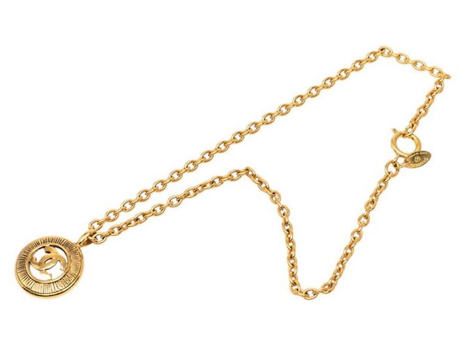 Collana a catena rotonda Chanel Coco Mark D'oro - vista 3