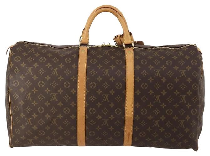 Louis Vuitton Keepall Monogram Canvas 60 Marron - vue 2