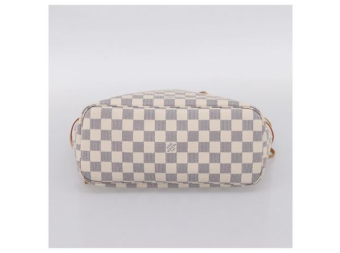 Louis Vuitton Neverfull Tote Damier azur PM Bege - vista 5