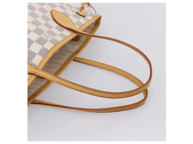 Louis Vuitton Neverfull Tote Damier azur PM Bege - vista 7