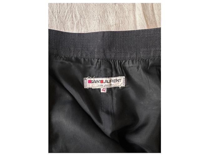 Autre Marque Jupe noire Saint Laurent Rive Gauche - vue 2