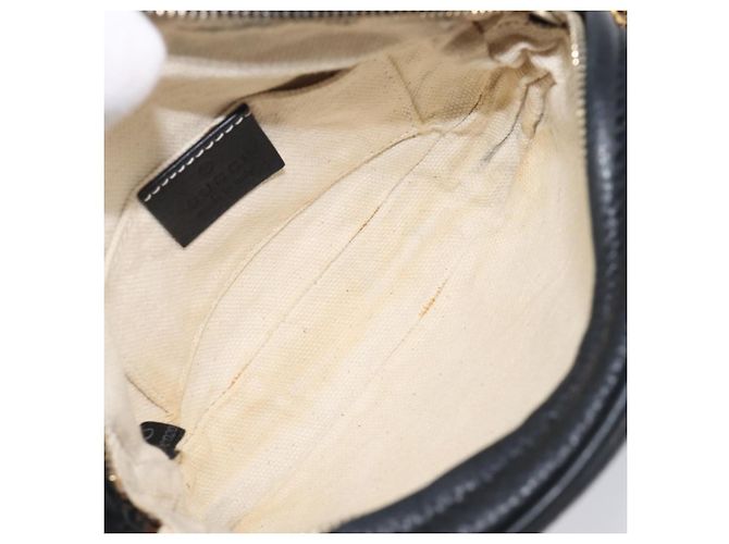 Gucci Soho Chain Leather Mini Negro - vista 5
