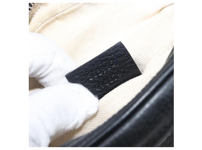 Gucci Soho Chain Leather Mini Negro - vista 7