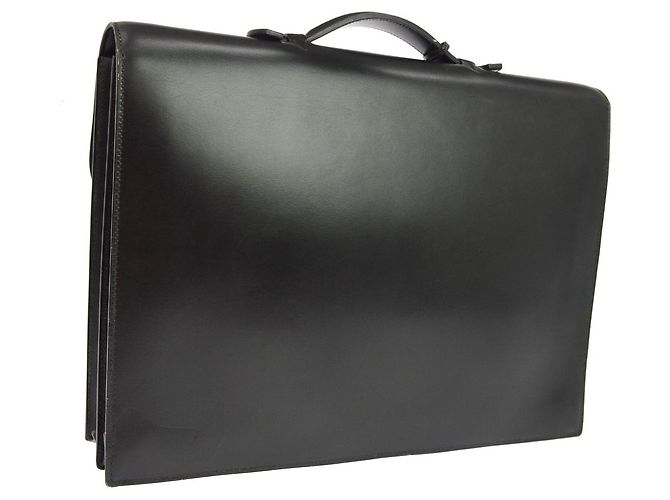 Hermès Hermes Sac a Depeches Box Calf 38 Black - view 2