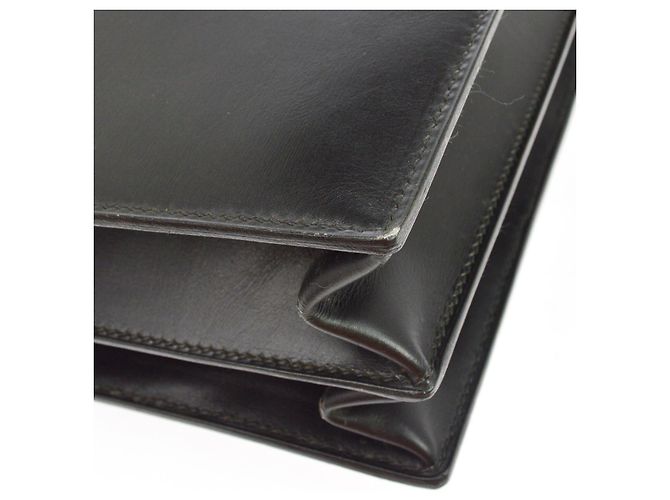 Hermès Hermes Sac a Depeches Box Calf 38 Black - view 6