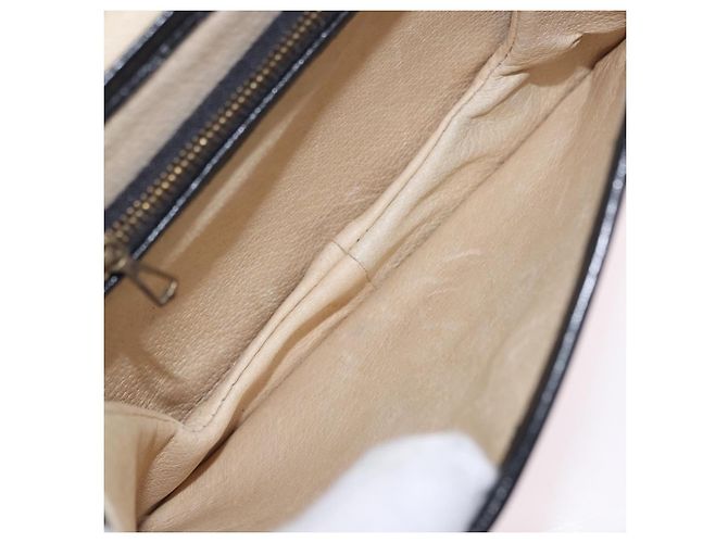 Clutch MCM Visetos in pelle nera Nero - vista 5