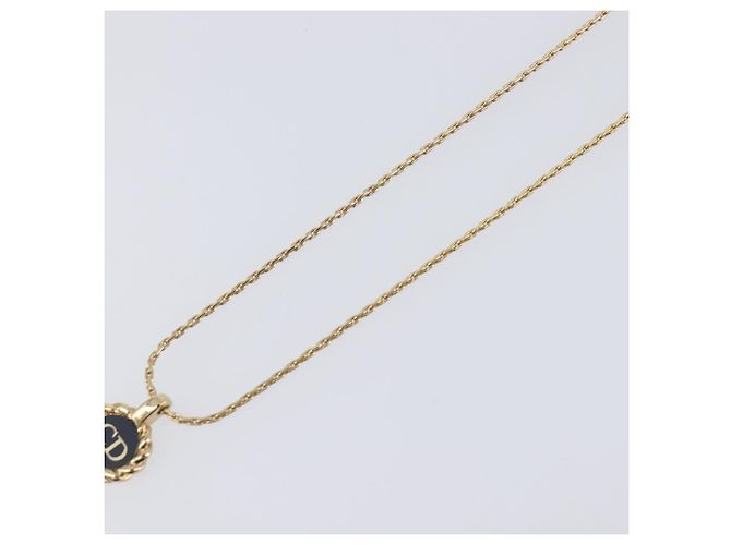 Christian Dior CD Anhänger aus Metall Golden - Ansicht 5