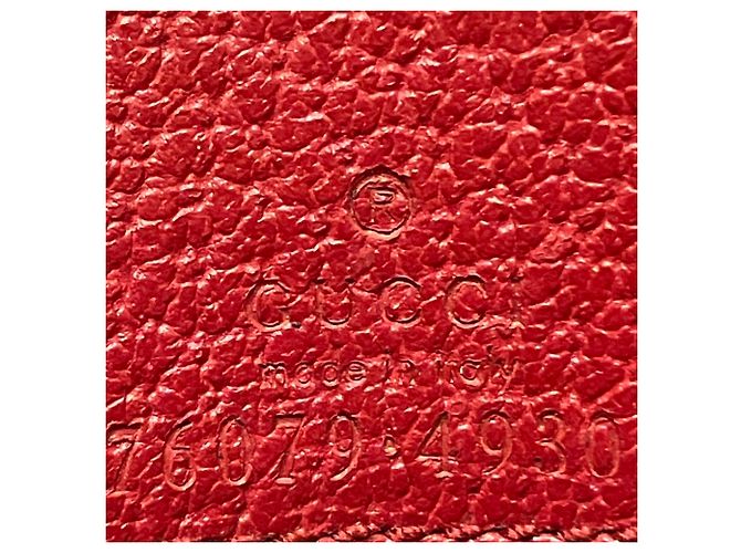 Gucci Queen Margaret Bee Schultertasche Rot Beige - Ansicht 4
