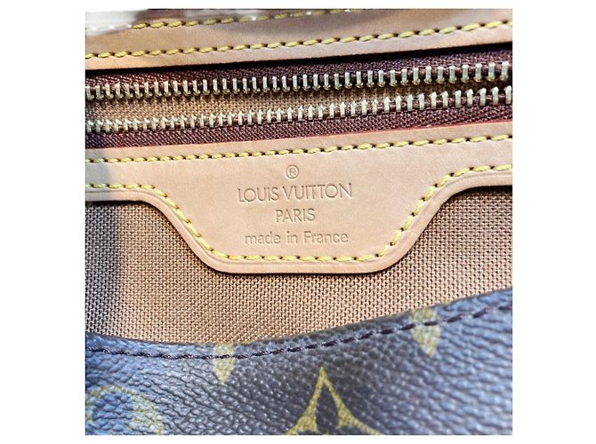 Bolso de hombro Louis Vuitton Mini Looping Castaño - vista 4