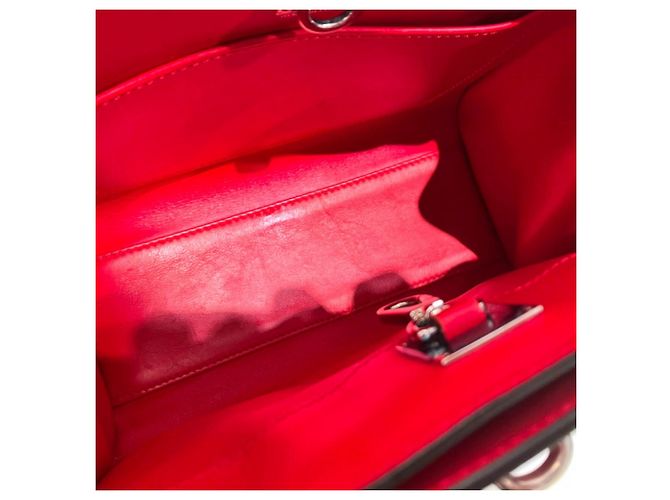 Borsa a mano in pelle Louis Vuitton City Steamer PM Rosso - vista 6