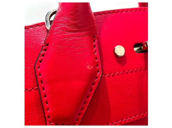 Borsa a mano in pelle Louis Vuitton City Steamer PM Rosso - vista 9
