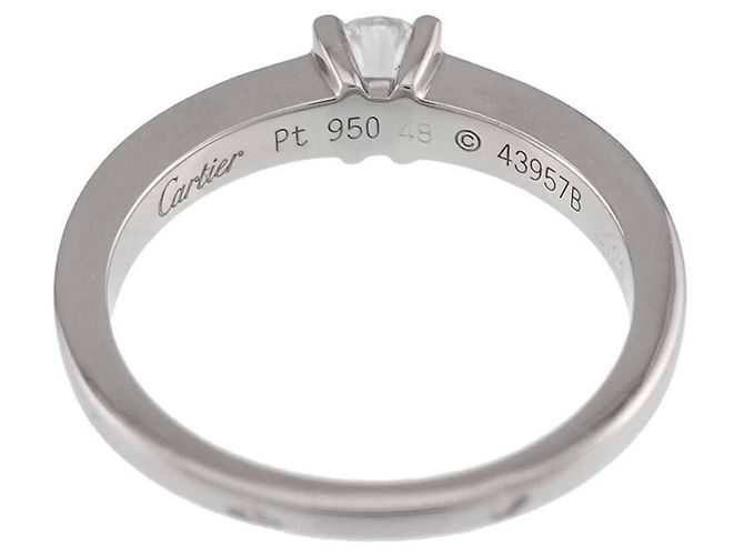 Cartier Déclaration d'Amour Diamantring aus Platin - Ansicht 4