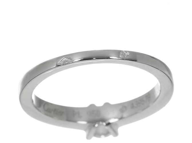 Cartier Déclaration d'Amour Diamantring aus Platin - Ansicht 6