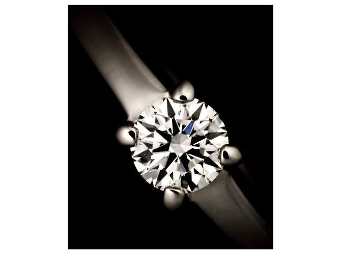 Cartier Déclaration d'Amour Diamantring aus Platin - Ansicht 7