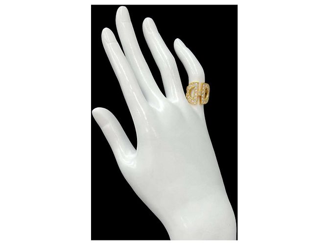 Diamond Céline Anillo banda Celine en oro amarillo 18K con diamante - vista 8