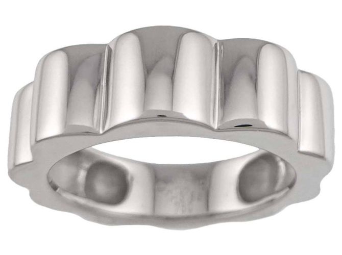Anel Chanel Camélia em ouro branco 18K - vista 3
