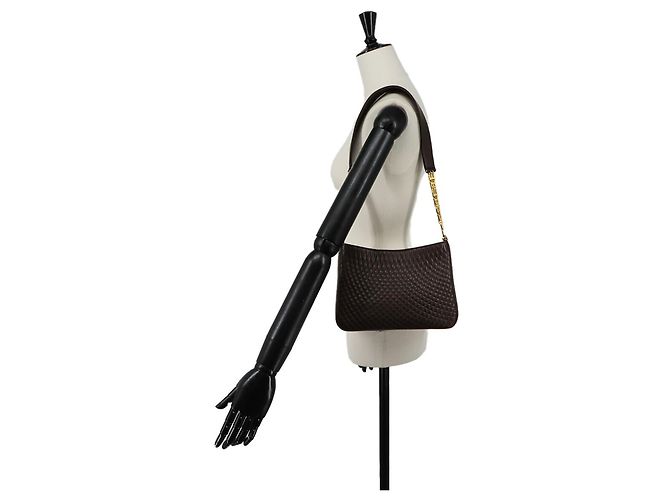 Bally B-Chain Shoulder Handbag Brown - view 10
