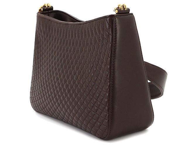 Bally B-Chain Shoulder Handbag Brown - view 3