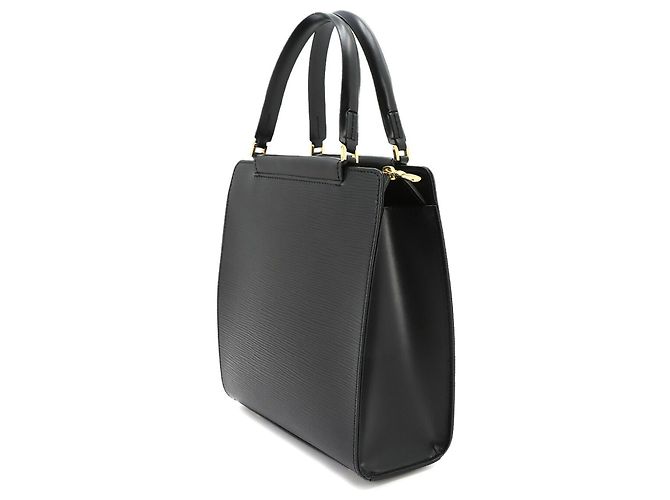 Sac à main Louis Vuitton Figari PM en cuir Epi Noir - vue 4