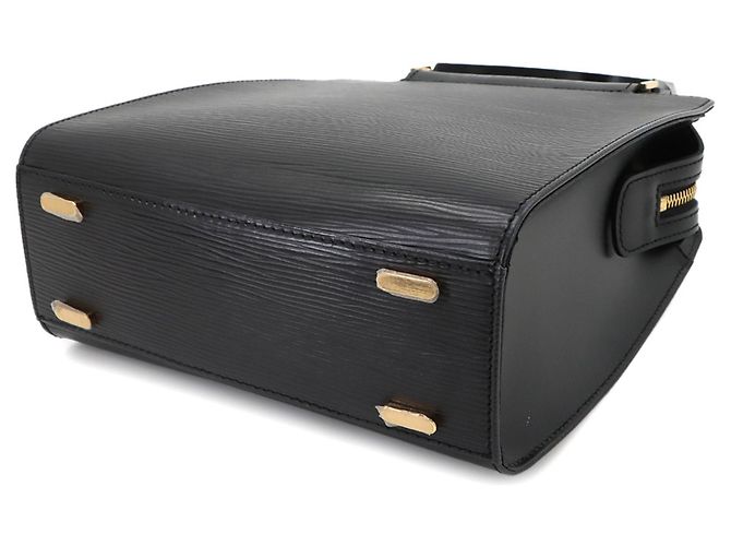 Sac à main Louis Vuitton Figari PM en cuir Epi Noir - vue 5