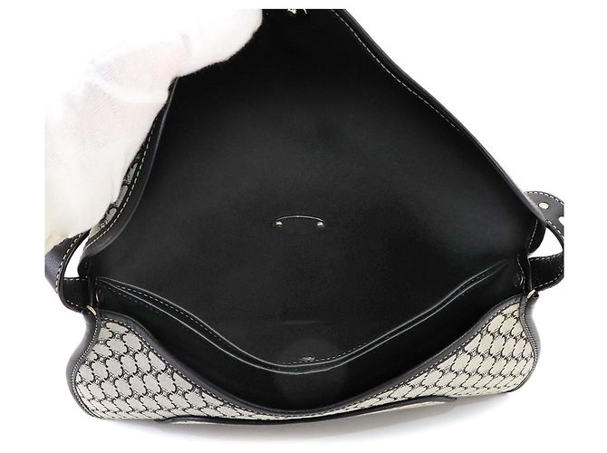 Céline Sac à main épaule Celine Macadam Marron Noir - vue 6