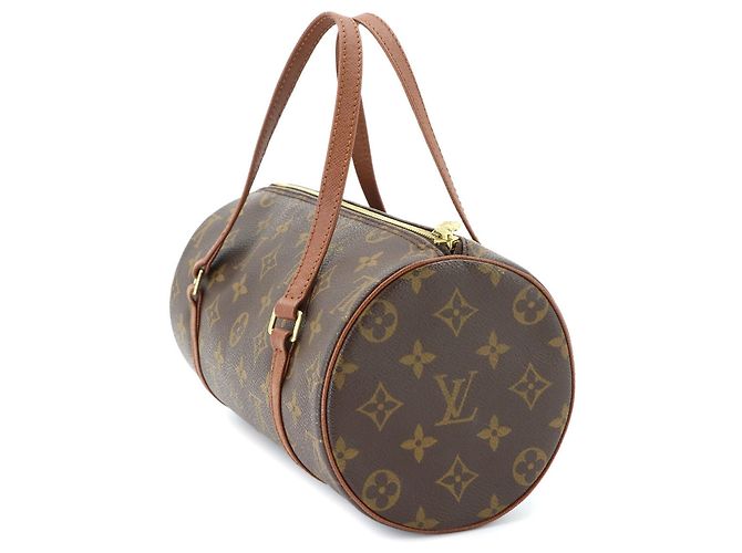 Sac à main Louis Vuitton Papillon 26 Monogram Marron Monogramme - vue 3