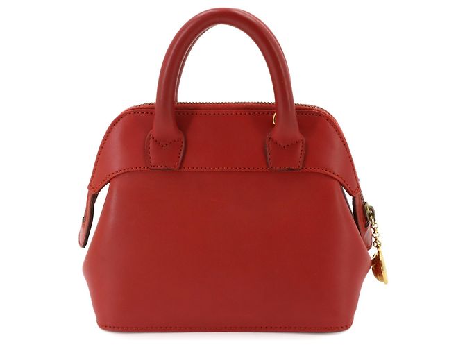 Borsa a mano e a tracolla 2-way in pelle rossa Salvatore Ferragamo Rosso - vista 2