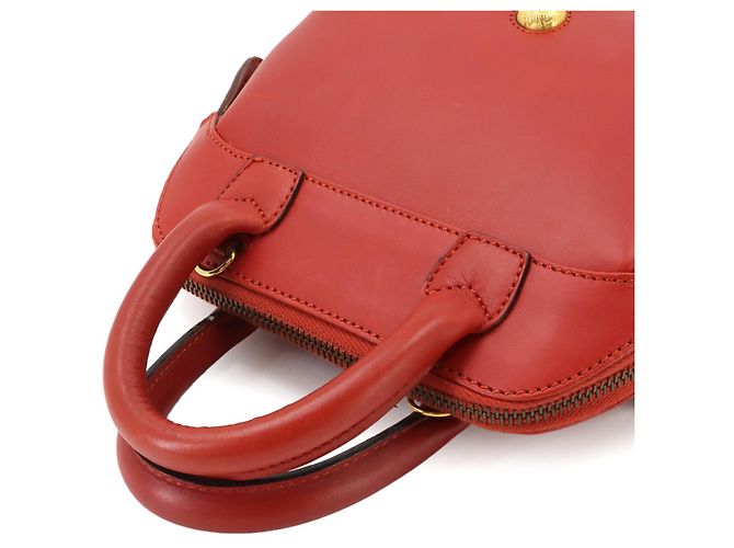 Borsa a mano e a tracolla 2-way in pelle rossa Salvatore Ferragamo Rosso - vista 5