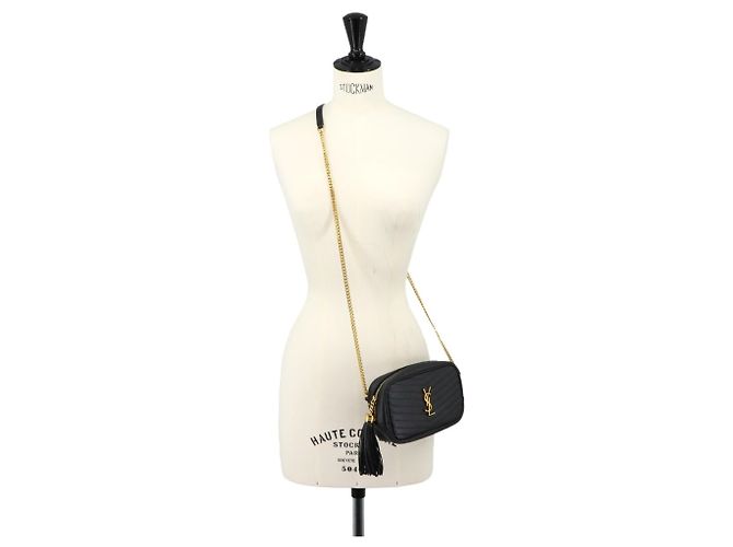 Autre Marque Saint Laurent Lou Chain Schultertasche Schwarz - Ansicht 10