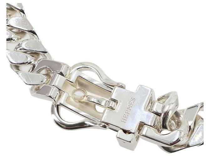 Hermès Colar Hermes Boucle Sellier GM Prata - vista 5