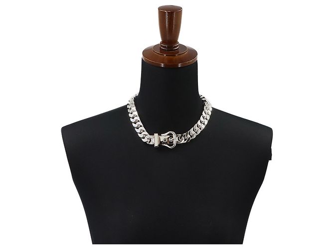 Hermès Colar Hermes Boucle Sellier GM Prata - vista 7