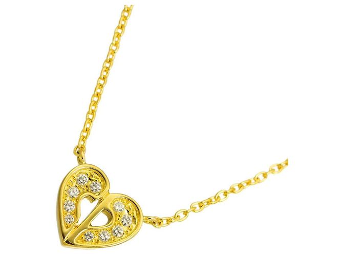 Christian Dior Heart Design Diamond Necklace - view 2