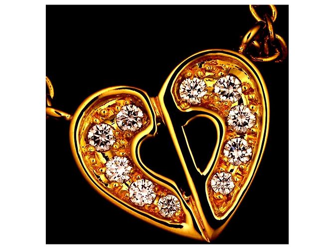Christian Dior Heart Design Diamond Necklace - view 7