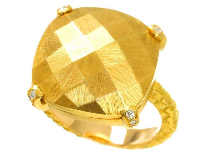 Bottega Veneta Ring aus 18K Gelbgold Golden - Ansicht 6
