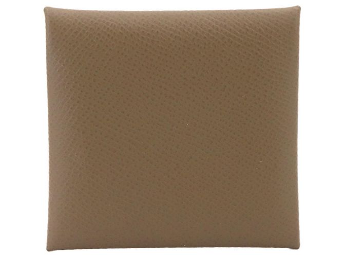 Hermès Portamonete Hermes Bastia Taupe - vista 3