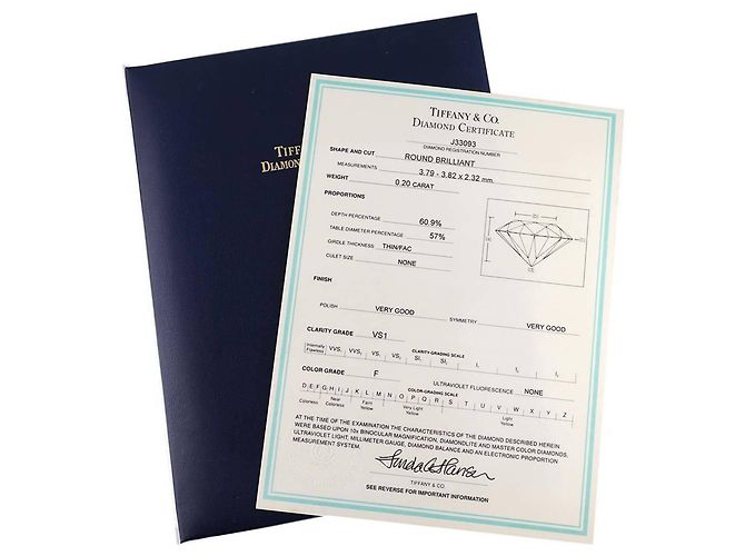 Autre Marque Tiffany & Co. Platinbandring - Ansicht 10