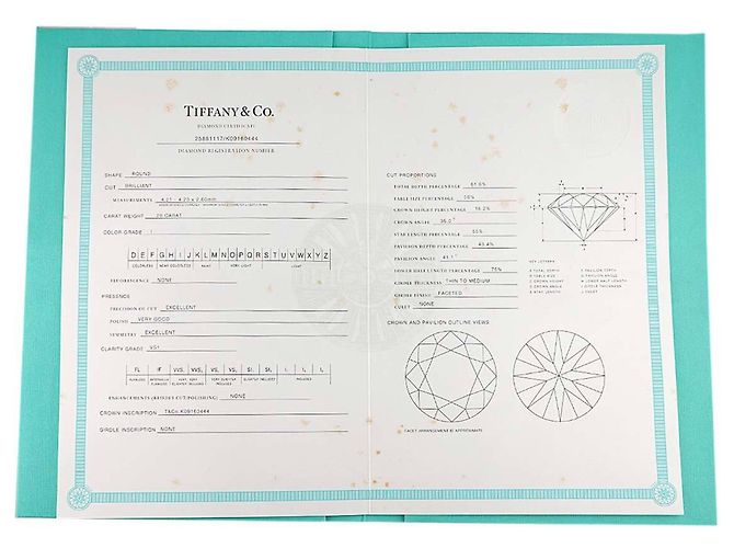 Autre Marque Tiffany & Co. Diamant-Solitärring - Ansicht 10
