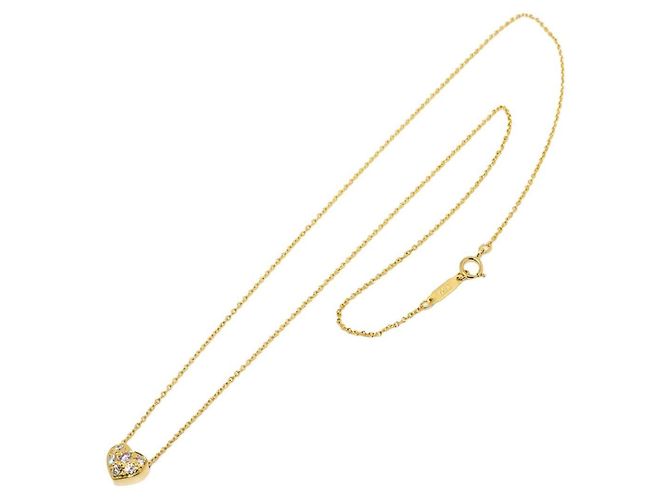 Autre Marque Tiffany & Co. Pavé Herz Diamantenhalskette - Ansicht 3