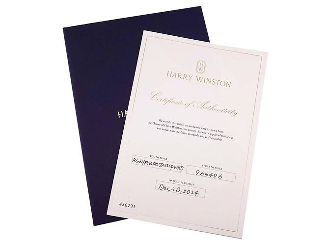 Harry Winston Round Micropavé Diamond Ring - Ansicht 10