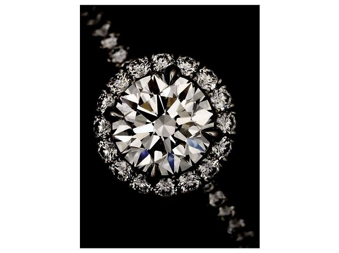 Harry Winston Round Micropavé Diamond Ring - Ansicht 7