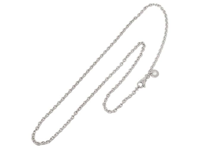 Bulgari Collana a catena Bvlgari in oro bianco 18K - vista 3