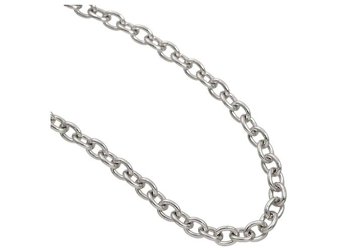 Bulgari Collana a catena Bvlgari in oro bianco 18K - vista 4