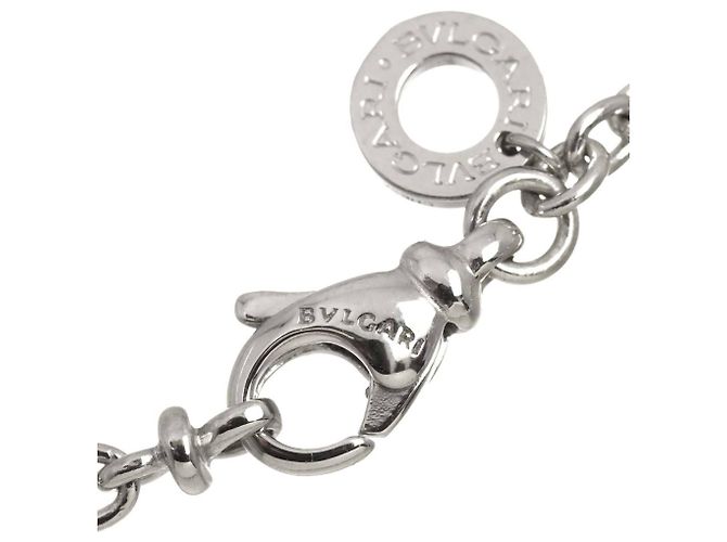 Bulgari Collana a catena Bvlgari in oro bianco 18K - vista 6