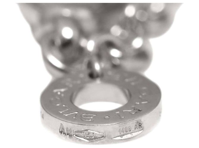 Bulgari Collana a catena Bvlgari in oro bianco 18K - vista 8